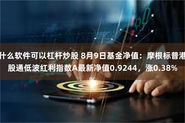 什么软件可以杠杆炒股 8月9日基金净值：摩根标普港股通低波红利指数A最新净值0.9244，涨0.38%